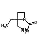 CAS 登录号：92145-64-7， 1-(2,2-二乙基-1-氮杂环丁基)乙酮