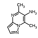 CAS#: 92146-03-7， 5,7-Dimethylpyrazolo[1,5-a]pyrimidin-6-amine