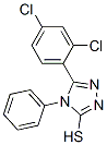 structure of CAS# 92151-02-5, 5-(2,4-Dichlorophenyl)-4-Phenyl-4H-1,2,4-Triazole-3-Thiol;Zinc00181568;Zinc00406026;St5214609