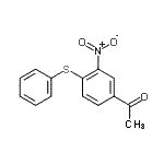 CAS#: 92163-78-5， 1-[3-Nitro-4-(phenylsulfanyl)phenyl]ethanone