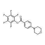 CAS#: 921938-51-4， Pentafluorophenyl 4-(4-morpholinyl)benzoate