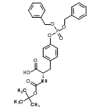 CAS#: 92265-01-5， O-[Bis(benzyloxy)phosphoryl]-N-{[(2-methyl-2-propanyl)oxy]carbonyl}-L-tyrosine