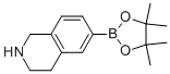structure of CAS# 922718-55-6, 1,2,3,4-Tetrahydroisoquinoline-6-boronic acid, pinacol ester;1,2,3,4-TETRAHYDRO-6-(4,4,5,5-TETRAMETHYL-1,3,2-DIOXABOROLAN-2-YL)-ISOQUINOLINE;6-(4,4,5,5-Tetramethyl-1,3,2-Dioxaborolan-2-Yl)-1,2,3,4-Tetrahydroisoquinoline