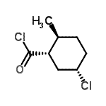 CAS#: 92284-42-9， (1S,2S,5S)-5-Chloro-2-methylcyclohexanecarbonyl chloride