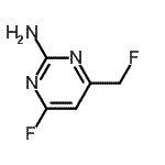 CAS#: 92311-40-5， 4-Fluoro-6-(fluoromethyl)-2-pyrimidinamine