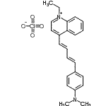 CAS#: 92479-59-9， 4-[(1E,3E)-4-(1-ethylquinolin-1-ium-4-yl)buta-1,3-dienyl]-N,N-dimethyl-aniline perchlorate