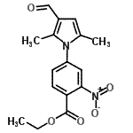CAS#: 924967-72-6， Ethyl 4-(3-formyl-2,5-dimethyl-1H-pyrrol-1-yl)-2-nitrobenzoate