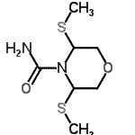 CAS#: 92503-11-2， 3,5-Bis(methylsulfanyl)-4-morpholinecarboxamide