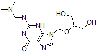 CAS#: 92519-15-8， N-(Dimethylamino)methylene-9-((2-hydroxy-1-(hydroxymethyl)ethoxy)methyl)guanine