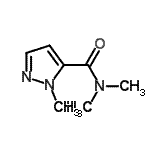 CAS#: 92525-29-6， N,N,1-Trimethyl-1H-pyrazole-5-carboxamide