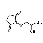 CAS#: 92526-43-7， 1-(Isobutylsulfanyl)-2,5-pyrrolidinedione