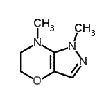 CAS#: 92615-77-5， 1,7-Dimethyl-1,5,6,7-tetrahydropyrazolo[4,3-b][1,4]oxazine
