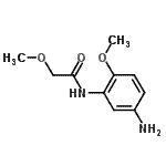 结构式 CAS# 926194-19-6, N-(5-氨基-2-甲氧基苯基)-2-甲氧基乙酰胺