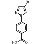 CAS#: 926212-84-2， 4-(4-Bromo-1H-pyrazol-1-yl)benzoic acid