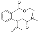 CAS 登录号:92648-99-2, N-乙酰基-N-(二甲基氨基甲酰基甲基)邻氨基苯甲酸乙酯