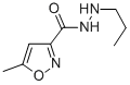 CAS#: 92673-52-4， 5-Methyl-3-Isoxazolecarboxylic Acid 2-Propylhydrazide