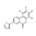 CAS#: 926921-55-3， Pentafluorophenyl 3-(1,3-thiazol-2-yl)benzoate