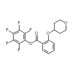 CAS#: 926921-58-6， Pentafluorophenyl 2-(tetrahydro-2H-pyran-4-yloxy)benzoate