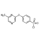 CAS#: 926921-66-6， 4-[(6-Methyl-2-pyrazinyl)oxy]benzenesulfonyl chloride