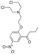 CAS#: 92756-01-9， N-(2-(2-Butanoyl)-4-Nitrophenoxyethyl)-N,N-Bis(2-Chloroethyl)Amine