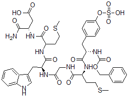 CAS#: 92773-91-6， Benzoyloxycarbonyl-Cholecystokinin (27-32) Amide