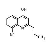 CAS#: 927800-39-3， 8-Bromo-2-propyl-4-quinolinol