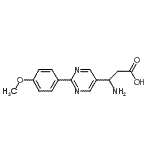 CAS#: 928713-88-6， 3-Amino-3-[2-(4-methoxyphenyl)-5-pyrimidinyl]propanoic acid