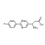 CAS#: 928714-04-9， 3-Amino-3-[2-(4-fluorophenyl)-5-pyrimidinyl]propanoic acid