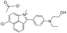 CAS#: 92952-73-3， 6-Chloro-2-[4-[Ethyl(2-Hydroxyethyl)Amino]Phenyl]-1-Methylbenz[cd]Indolium Acetate