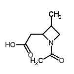 CAS#: 92992-16-0， (1-Acetyl-3-methyl-2-azetidinyl)acetic acid