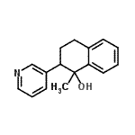 CAS#: 93008-02-7， 1-Methyl-2-(3-pyridinyl)-1,2,3,4-tetrahydro-1-naphthalenol
