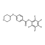CAS#: 930110-97-7， Pentafluorophenyl 4-(tetrahydro-2H-pyran-4-yloxy)benzoate