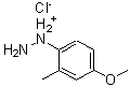结构式 CAS# 93048-16-9, (4-甲氧基-2-甲基苯基)肼氯化物