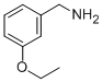 structure of CAS# 93071-76-2, 3-Ethoxy-Benzenemethanamine;(3-Ethoxyphenyl)Methanamine;3-ETHOXYBENZYLAMINE