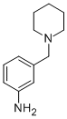 structure of CAS# 93138-55-7, 3-(1-Piperidinylmethyl)-Benzenamine;3-(Piperidin-1-Ylmethyl)Aniline(SALTDATA: FREE);[3-(PIPERIDIN-1-YLMETHYL)PHENYL]AMINE;3-(Piperidin-1-Ylmethyl)Aniline 97%