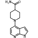 CAS#: 931411-88-0， 1-(1H-Pyrrolo[2,3-b]pyridin-4-yl)-4-piperidinecarboxamide