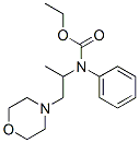 CAS 登录号:93142-93-9, N-(1-吗啉-4-基丙-2-基)-N-苯基-氨基甲酸乙酯