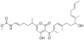 CAS#: 93195-32-5， [5-[4-Hydroxy-3-(8-Hydroxy-2,5,9-Trimethyl-1-Oxo-2,4,9,12-Tetradecatetrenyl)-2-Oxo-2H-Pyran-6-Yl]-1-Hexenyl]Carbamic Acid Methyl Ester