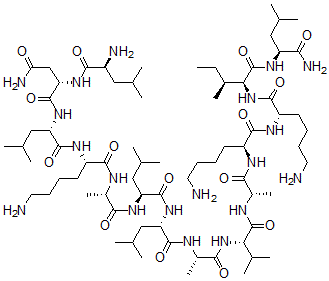 CAS 登录号：93207-23-9， 胡蜂蜂毒肽 C