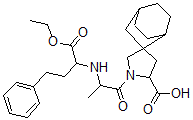 CAS#: 93231-79-9， 1'-[2-[(1-Carbethoxy-3-phenyl-propyl)amino]propanoyl]spiro[bicyclo[2.2.2]octane-7,4'-pyrrolidine]-2'-carboxylic acid