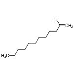 structure of CAS# 93342-75-7, 2-Chloro-1-dodecene;2-chloro-1-dodecene;2-Chlorododec-1-ene;2-chloro-<wbr>N-propyl-<wbr>N-[(5-thi<wbr>en-2-yl-1<wbr>,3,4-oxad<wbr>iazol-2-y<wbr>l)methyl]<wbr>acetamide