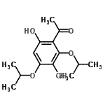 CAS#: 93344-49-1， 1-(3,6-dihydroxy-2,4-diisopropoxy-phenyl)ethanone