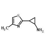 CAS#: 933713-14-5， 2-(4-Methyl-1,3-thiazol-2-yl)cyclopropanamine