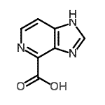 structure of CAS# 933728-33-7, 1H-Imidazo[4,5-c]pyridine-4-carboxylic acid;1H-imidazo[4,5-c]pyridine-4-carboxylic acid;3H-Imidazo[4,5-c]pyridine-4-carboxylic acid;MFCD18803553