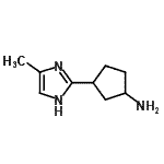 CAS#: 933759-44-5， 3-(4-Methyl-1H-imidazol-2-yl)cyclopentanamine