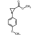 CAS#: 933782-80-0， Methyl 1-(4-methoxyphenyl)-2-aziridinecarboxylate