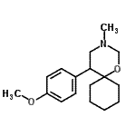 CAS#: 93413-70-8， 5-(4-Methoxyphenyl)-3-methyl-1-oxa-3-azaspiro[5.5]undecane