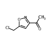 CAS#: 93422-80-1， 1-[5-(Chloromethyl)-1,2-oxazol-3-yl]ethanone