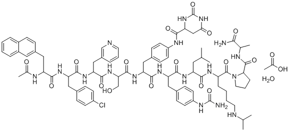 CAS#: 934246-14-7， Degarelix acetate hydrate