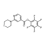 CAS#: 934570-42-0， Pentafluorophenyl 2-(4-thiomorpholinyl)isonicotinate
